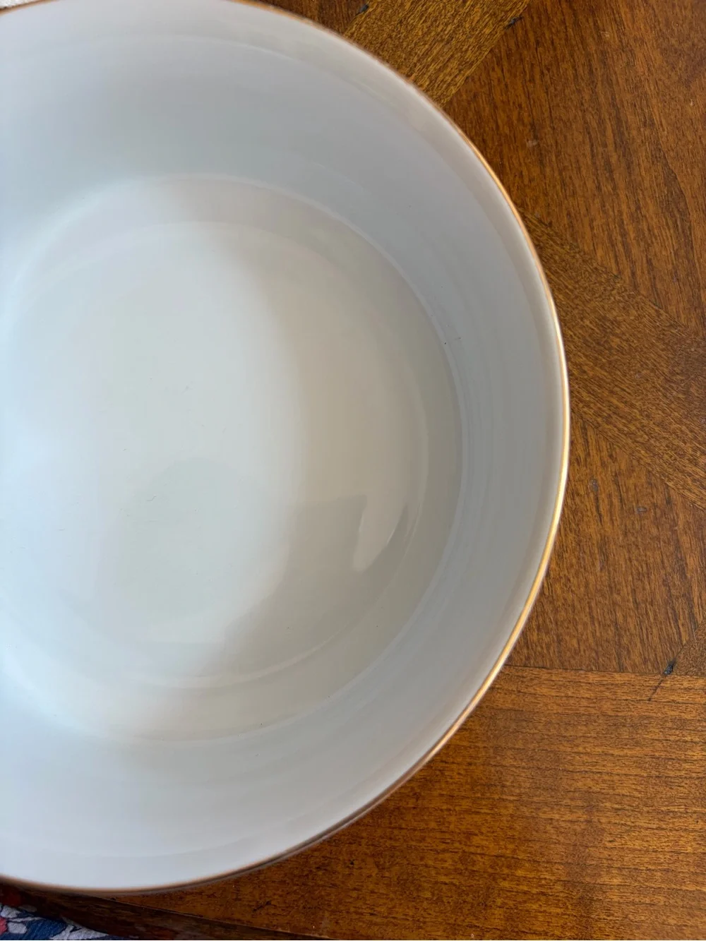 Vintage Johann Haviland Twilight Rose Round Vegetable Bowl, Bavaria Germany